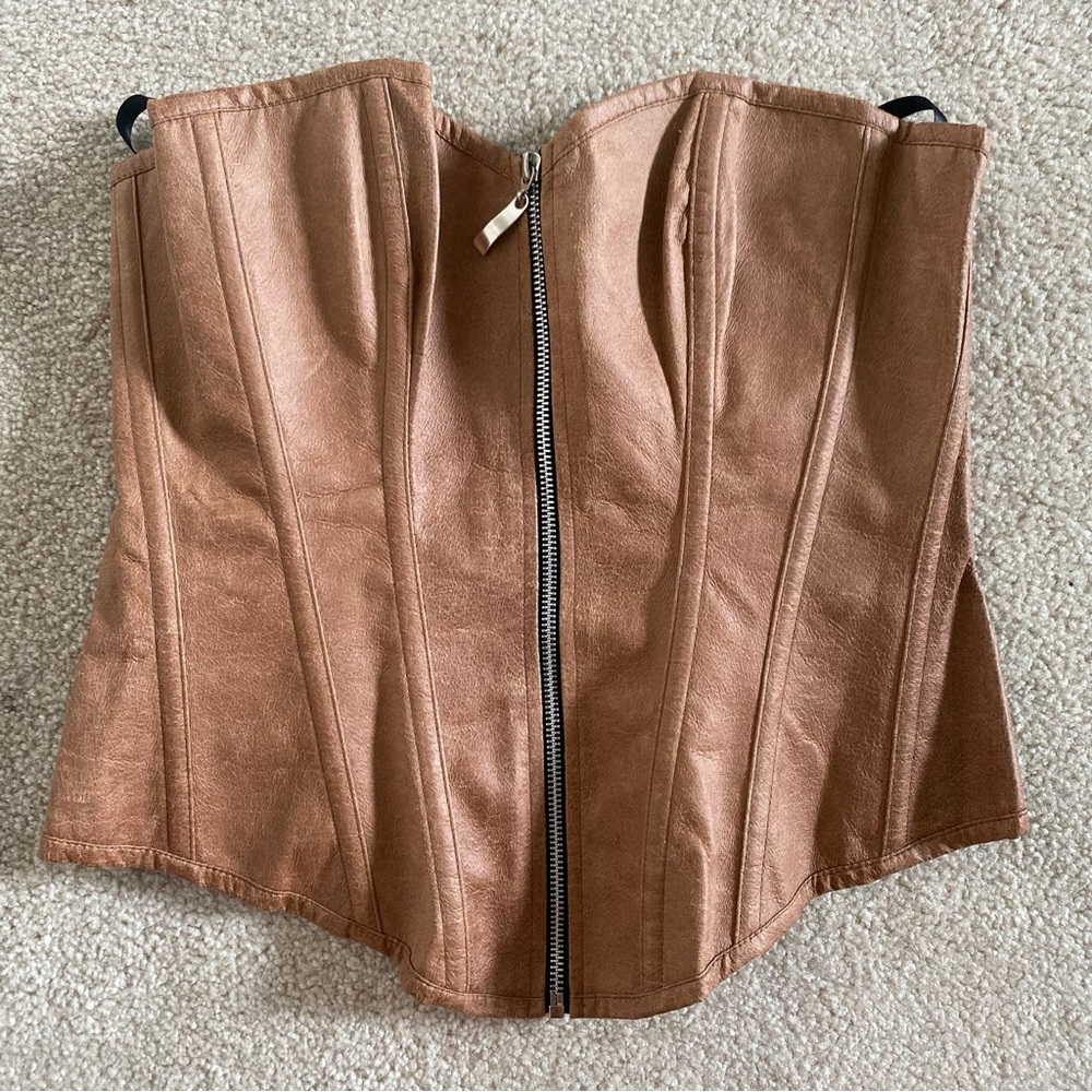 Brown corset